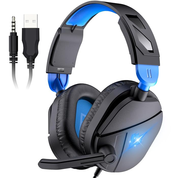 Casque gaming sans fil Cillso ultra léger pour jouer de longues heures sur PC, PS4 et Switch