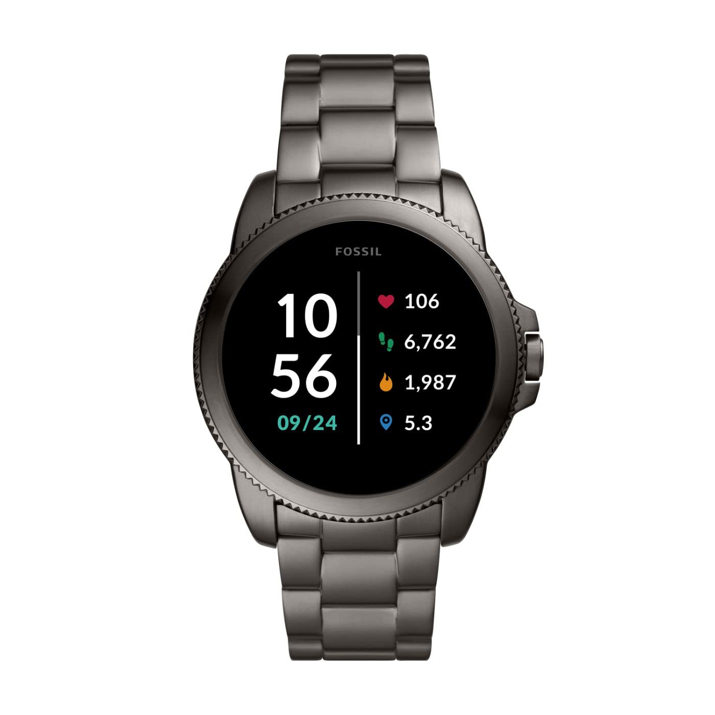 Fossil Men's GEN 5 + 5E Touchscreen Smartwatch with Speaker, Heart Rate, NFC, and Smartphone Notifications