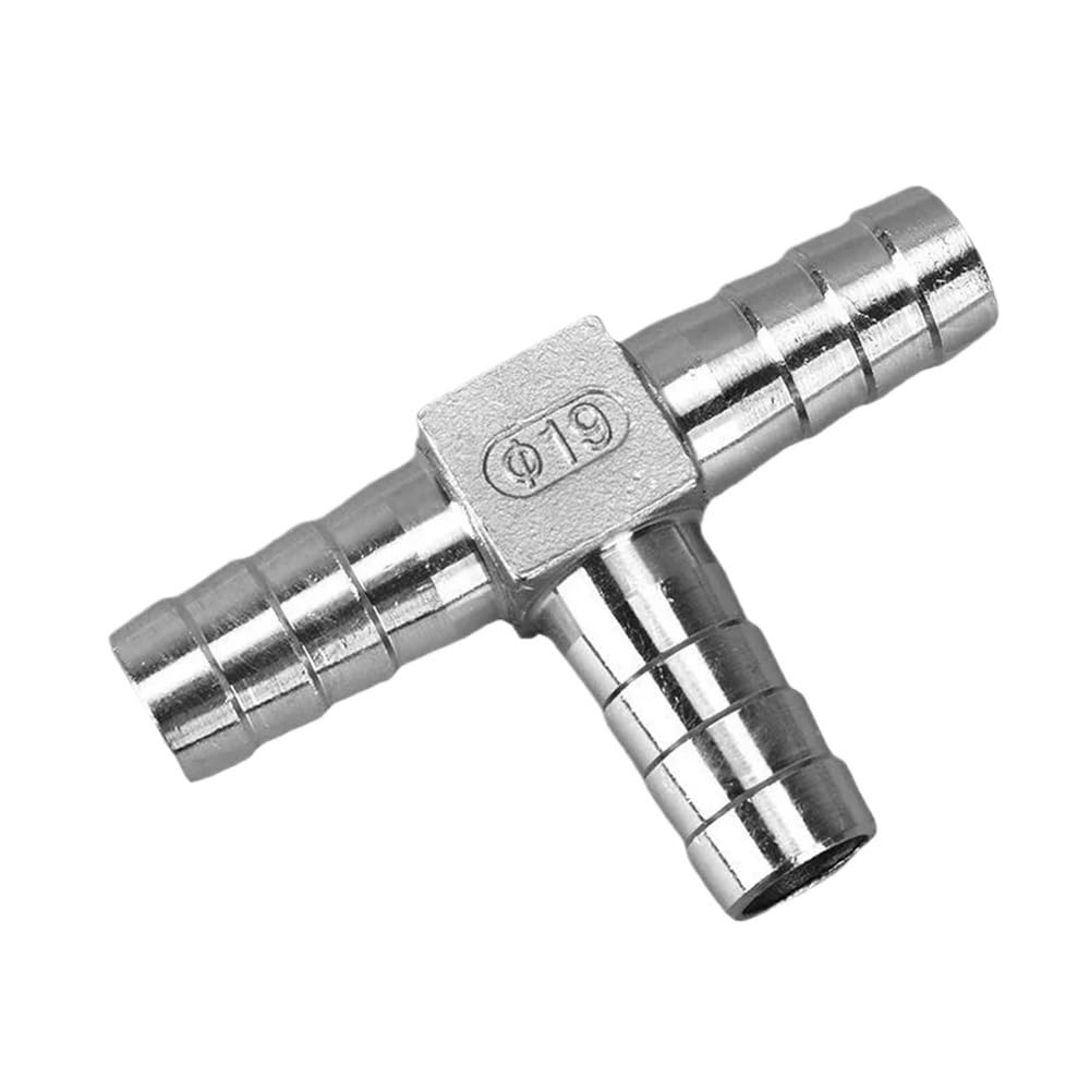 Edelstahlrohr mit Widerhaken T-Rohr mit Widerhaken aus poliertem Edelstahl 304, 3-Wege-Schlauchverteiler, Innendurchmesser 32 mm, 40, 50, Hydraulikrohr, 1 Stück(50mm)