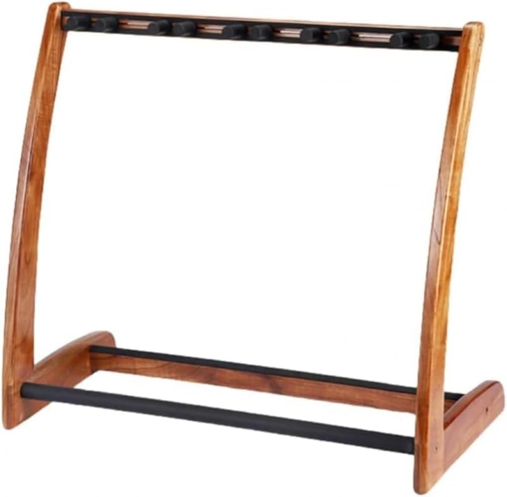 Xiraivkeギタースタンドセット 無垢材 5 ピースギター・3 ピースエレキギタースタンドを含む 非スケーリング素材製ギターディ