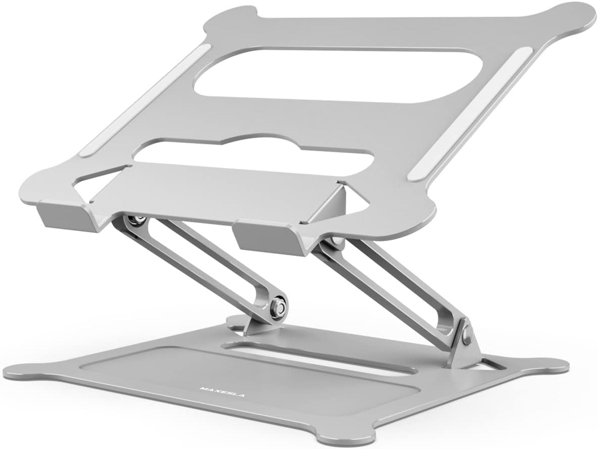 Laptop Stand for Desk, Foldable Laptop Riser, Portable Laptop Stand