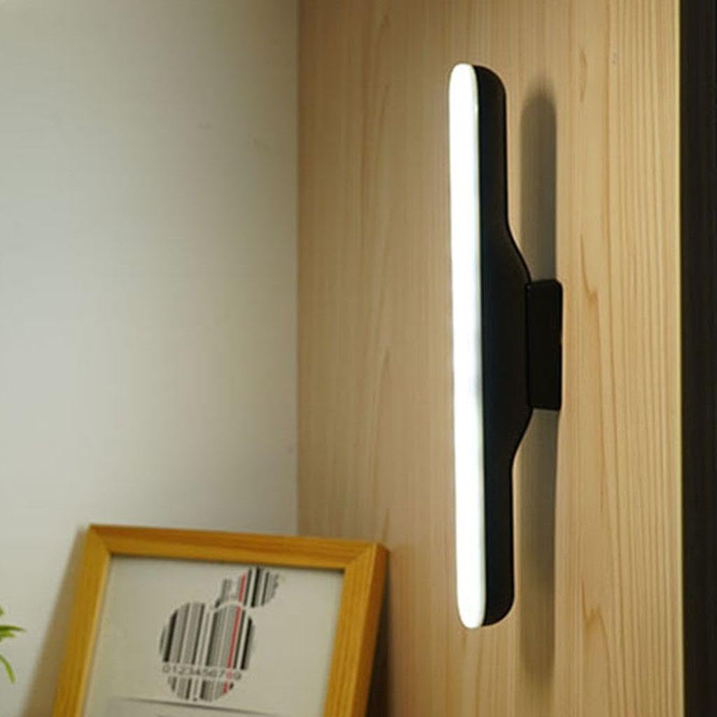 Ucuz Geldi Şarjlı Led Lamba Kablosuz Micro Usb Mıknatıslı 6w Led Işık 3 Farklı Işık Modu Cata Martı Led Aplik (Siyah)