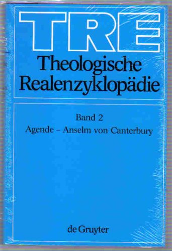 Agende - Anselm von Canterbury (Theologische Realenzyklopaedie) (German Edition)      Leather Bound – April 1, 1978