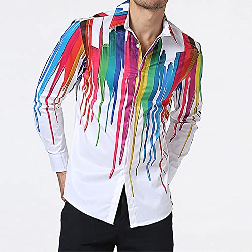 Chemisier imprimé boutonné multicolore : le confort des manches longues légères - 2
