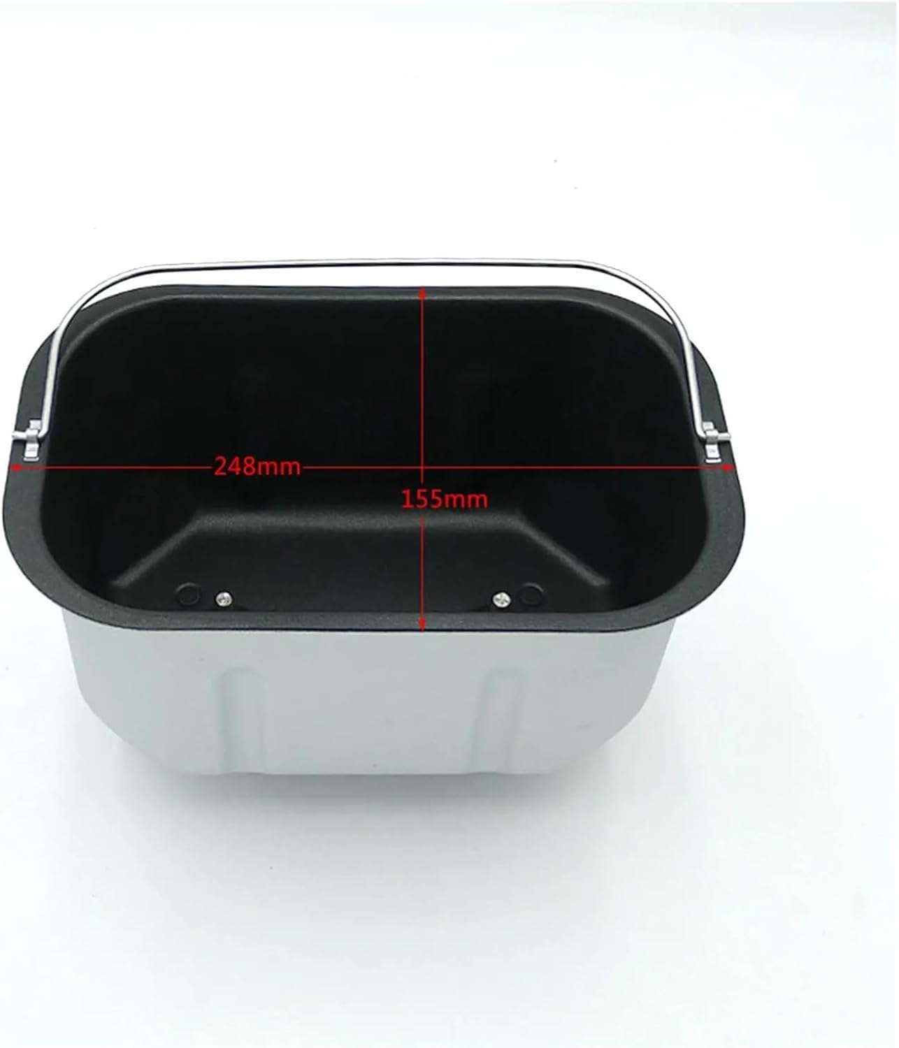 Aluminum Bread Baking Pan Bakeware Household Nonstick Bread Machine Accessories Double Stirring Bread Bucket Meatloaf Loaf