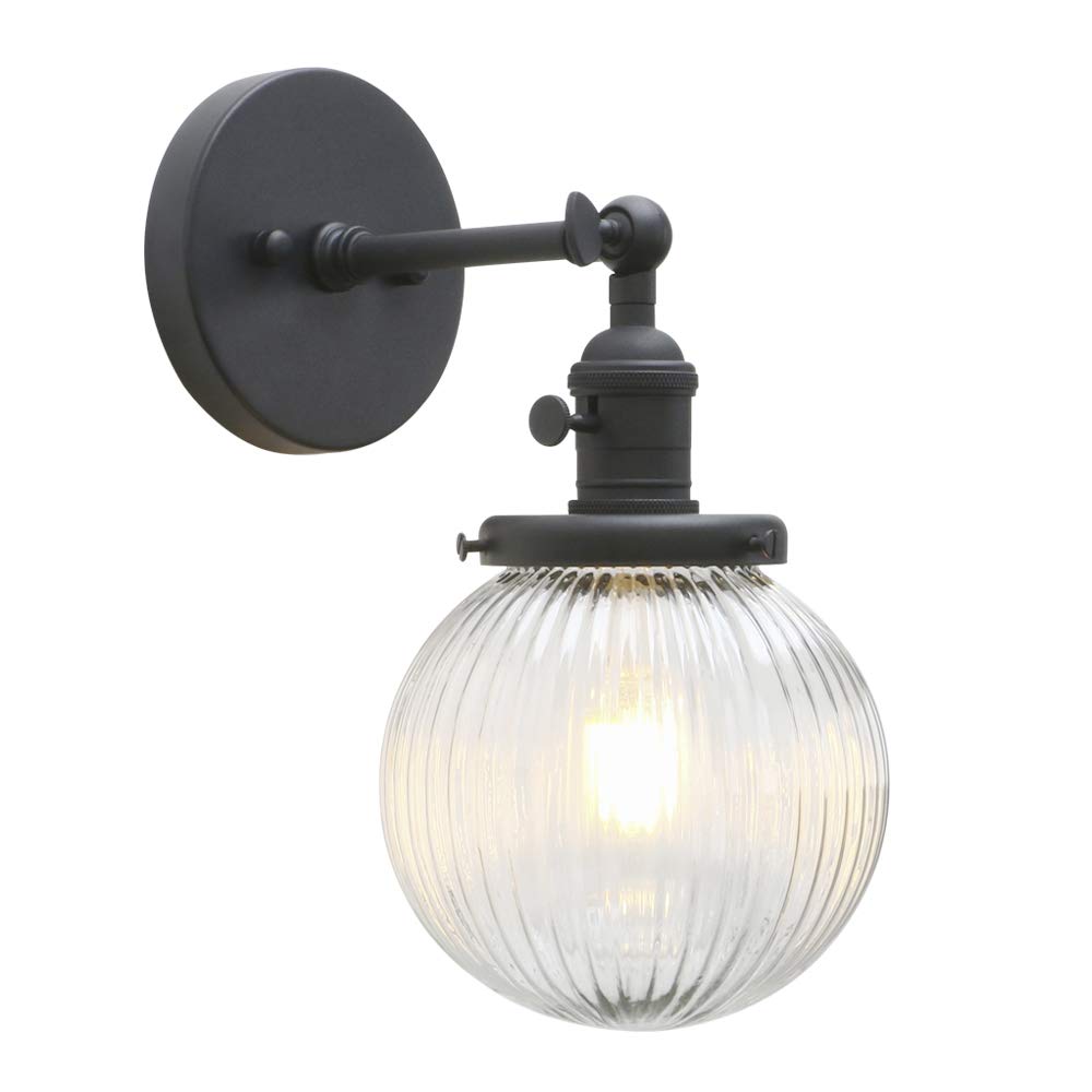 Yosoan Wandleuchte Industrie Loft-Wandlampe Wandbeleuchtung