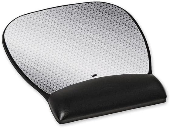 3M Wristrest/Mouse Pad,Gel,Nonskid Base,9" x9-1/4 x3/4",BK