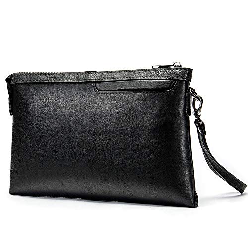 Bolso de mano para hombre en cuero ideal para tus viajes de negocios y el uso diario