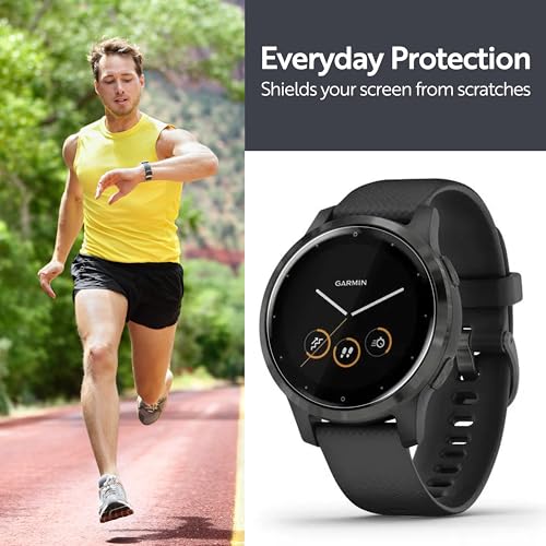 Image of ArmorSuit 6 Pack for Garmin Vivoactive 4S 40mm (2020 Release) Screen Protector MilitaryShield HD Clear TPU Film - Made in USA