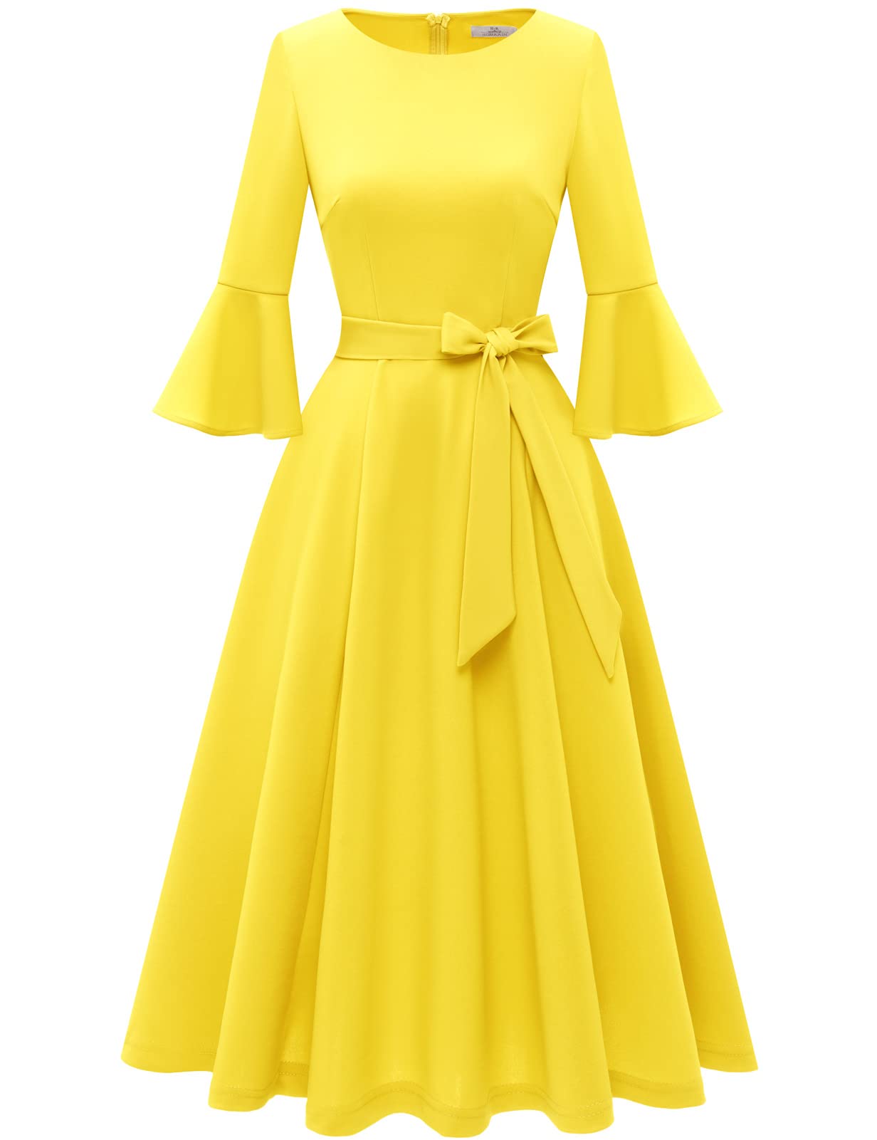 HomRain Women's Church Dresses Cocktail Tea Party Vintage Evening Dress