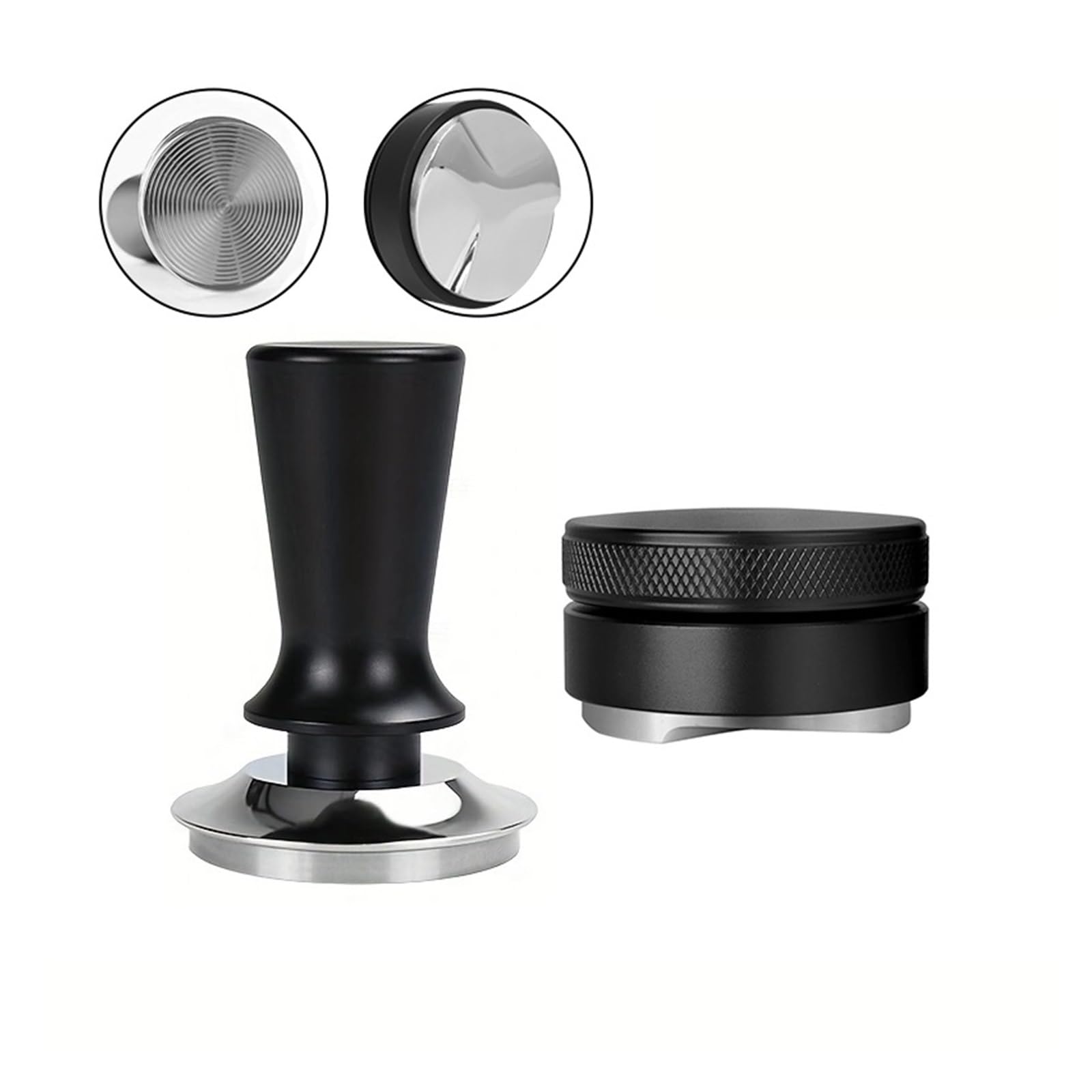 Tamper de café 51mm 53mm 58mm distribuidor de Espresso de presión constante for portafiltro accesorios de barista herramientas(58MM Set)