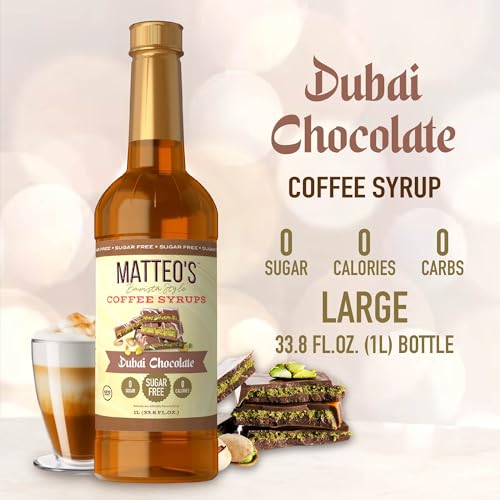 Matteo's Dubai Chocolate Syrup