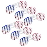 SHINEOFI 6pcs Lunettes à Volets en Plastique Motif Drapeau Américain,...