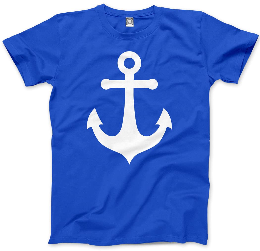 Hotscamp Blue Nautical Anchor Kids T-Shirt - 12-13 Years