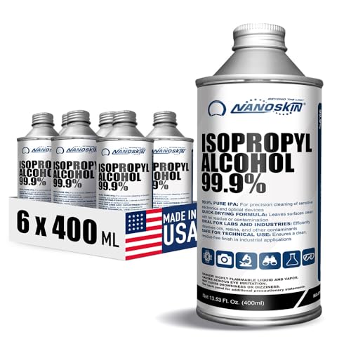 Nanoskin 99.9% Isopropyl Alcohol 6-Pack 81.2 Fl Oz