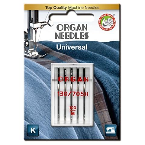 Organ Needles Universal Size 100/16 Pack Cover