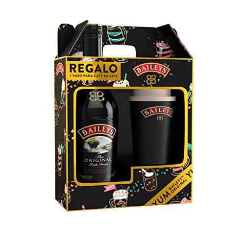 Baileys Irish Cream, Pack con vaso para café de regalo - 700 ml