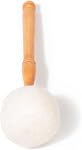 Drum Mallet Wool Felted Drum Stick - 9 Inches Wool Mallet for Gongs & Large Singing Bowls by Himalayan Bazaar