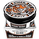 TIGER SPIT Tattoo Glide, Professional & Vegan Tattoo Balm for Cruelty-free Tattooing, 200ml