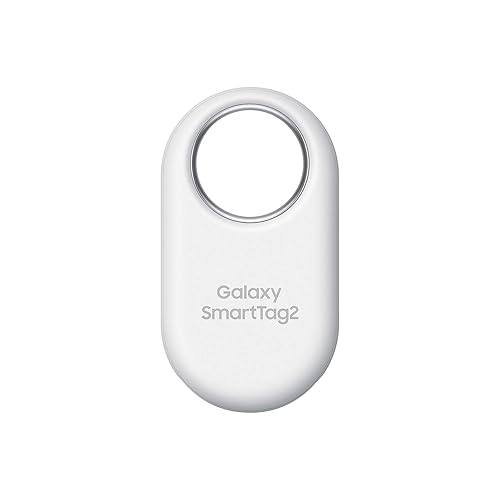 Immagine del prodotto Samsung Galaxy SmartTag2 (1 Pezzo) Localizzatore Bluetooth con Modalità Smarrito, Design compatto, Batteria a lunga durata, Resistenza IP67, White 2023