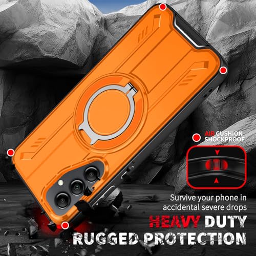 Coque Samsung Galaxy A14 orange LS - Protection silicone souple fine