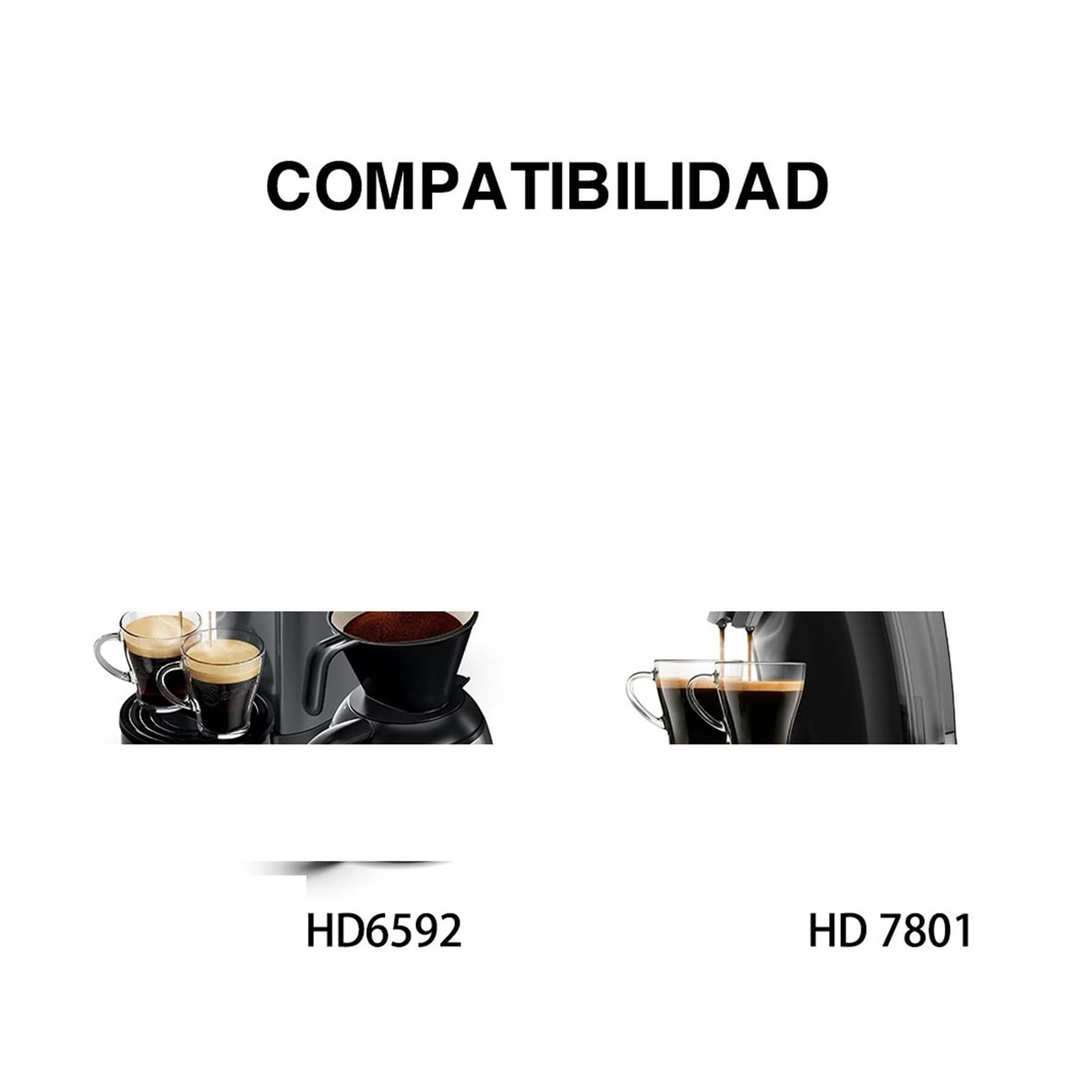 Compatible Con Senseo, Filtros De Café Reutilizables Recargables De Acero Inoxidable, Cápsulas De Café Reutilizables(5PCS)