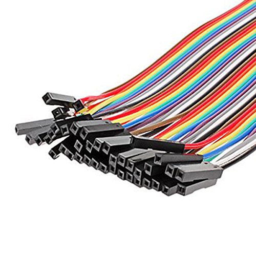 UEETEK 30 cm 40 pinos macho para fêmea Prancha Jumper Cabos de fita