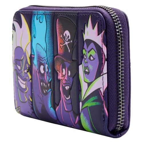 Loungefly Disney Villains in the Dark Zip Around Wallet4