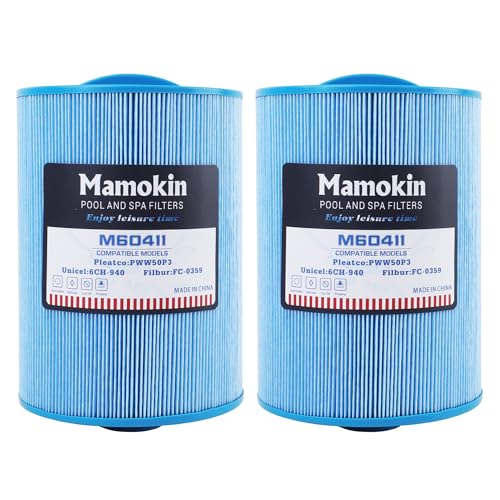 Mamokin PWW50P3-M Spa Filter, Replaces Unicel 6CH-940RA?Filbur FC-0359M, 817-0050, 25252, 03FIL1400, PWW50P3-M(1 1/2