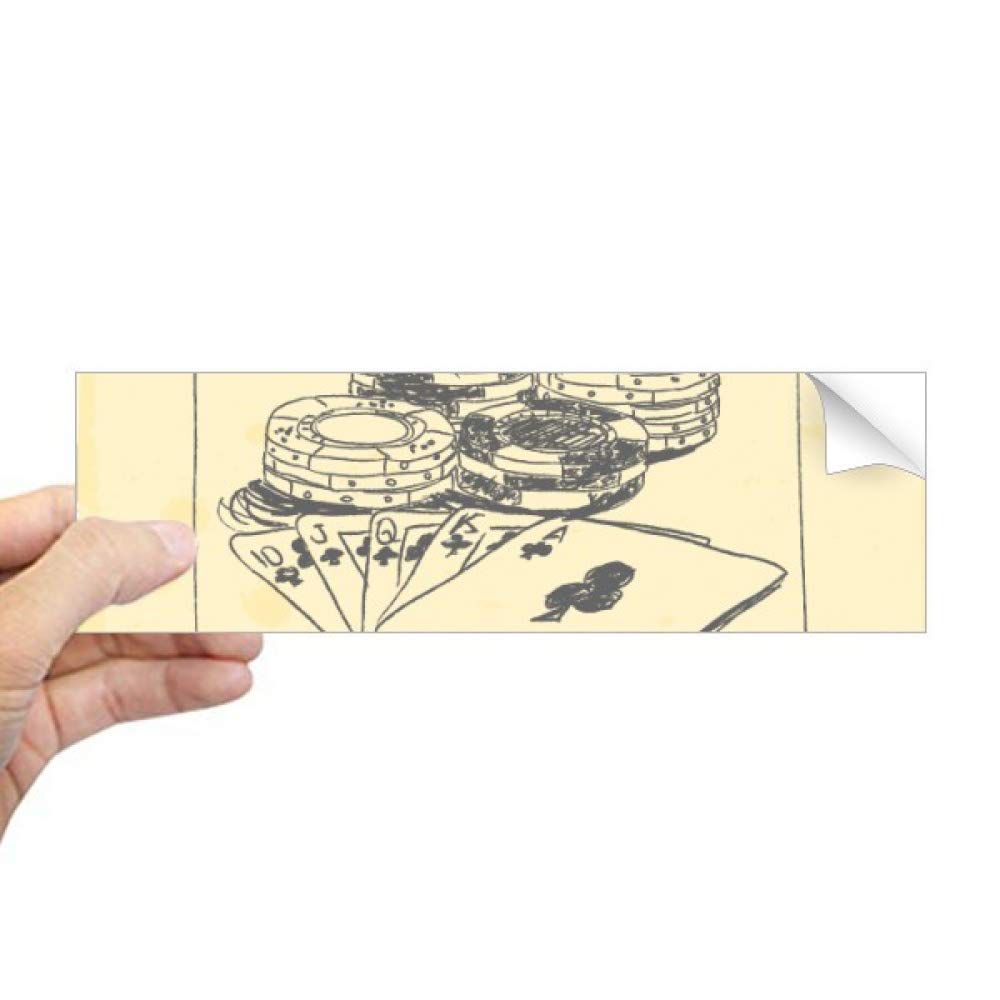 Sticker rectangulaire pour fenêtre occultant motif poker noir anti-regard discret