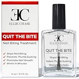 Ellie Chase Stop Nail Biting Deterrent Treatment Polish Extra Bitter Taste 0.5 Oz |...