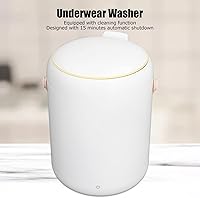 Vista 2 de Lavadora portátil de 3 litros, mini lavadora de calcetines de 15 minutos de apagado automático, lavadora compacta, fácil de usar, secadora