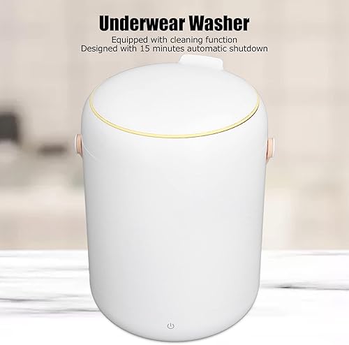 Miniatura 2 de Lavadora portátil de 3 litros, mini lavadora de calcetines de 15 minutos de apagado automático, lavadora compacta, fácil de usar, secadora de