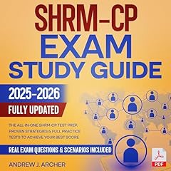 SHRM-CP Exam Study Guide Audiolibro Por Andrew J. Archer arte de portada