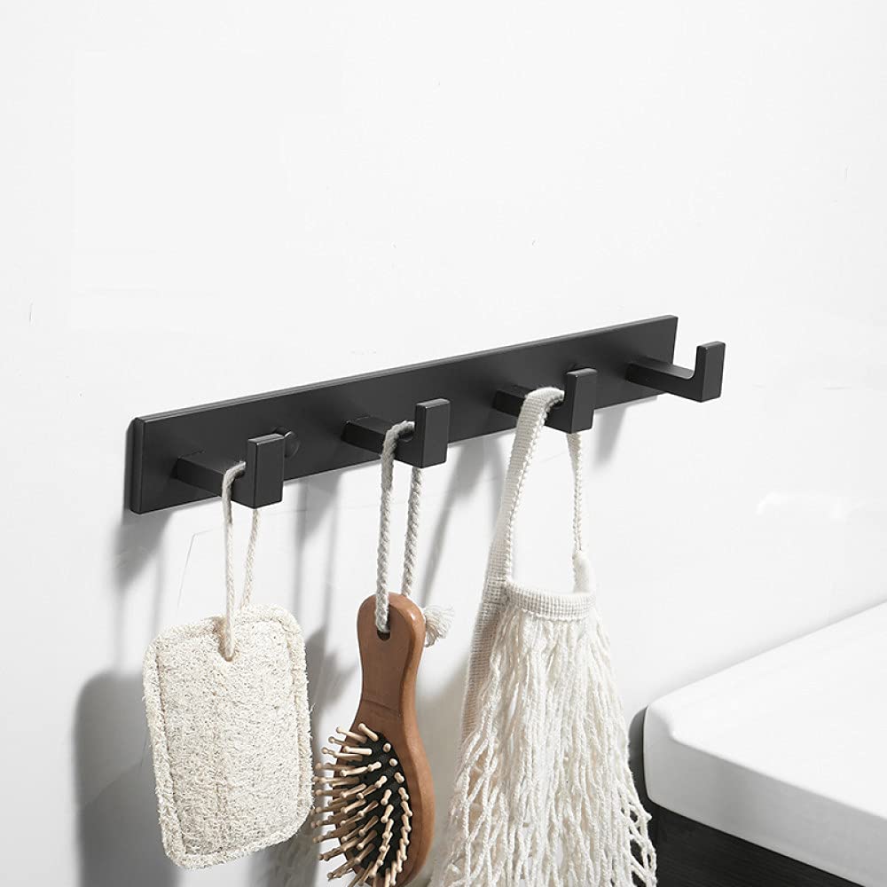 Crochet de serviette mural blanc 4 têtes pour optimiser votre salle de bain