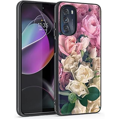 WZOKA for Motorola Moto g 5G 2022 Case, Moto g 5g 2022 Phone Cover, Protective Shockprrof PC+TPU Bumper Perfect Grip Case for g 5G 2022 (Pink) Cover