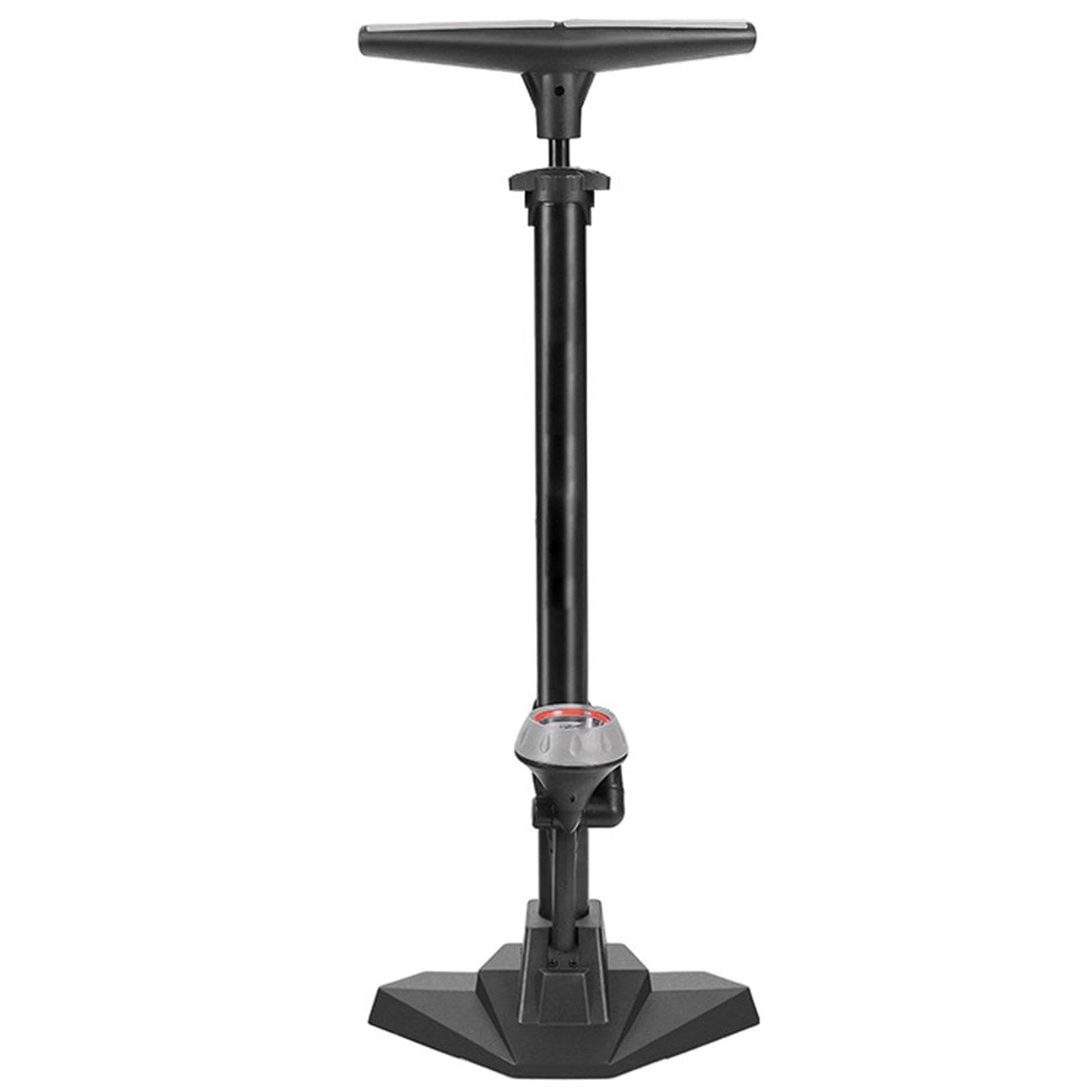 Bodenfahrradpumpe, Hochdruck 170 Psi Luftpumpe mit Manometer, Passend für Schrader- und Presta-Ventiltypen, Tragbare Luftpumpe, Fahrradzubehör