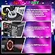 Hakuta Nebelmaschine, Rauchmaschine mit 18 farbigen LED-Lichtern 2300 CFM Sprühleistung mit Renn-, Spring-LED-Modi Automatische Nebelmaschine, ideal für Halloween, Weihnachten, Hochzeiten und Partys