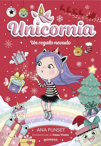 Unicornia 11 - Un regalo nevado: ¡Un libro mágico con purpurina en la cubierta!