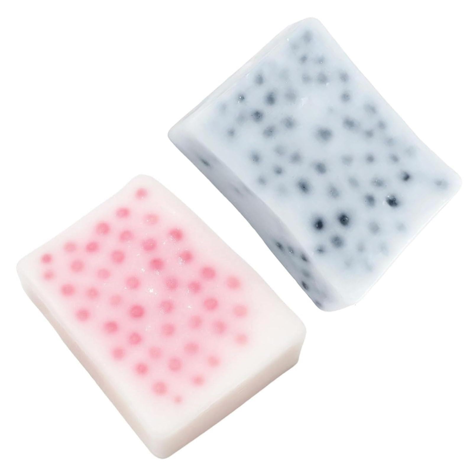 2 Pack Pimple Popper Toy, White and Pink Sensory Fidget Toys for Stress Relief and Anxiety Relief for Adults & Kids
