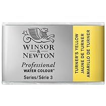 Winsor & Newton Professional – Vernici ad acquerello, vivaci e resistenti alla luce, pigmenti per artisti, GODET INTERO, colore: Giallo Di Turner
