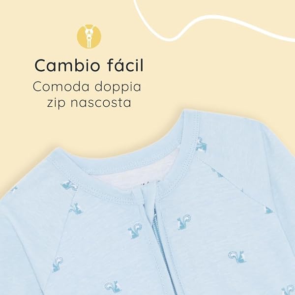 Bramble & Bear Pijama Bebé Niño y Niña (Packs de 2) - Algodón Orgánico. Pijamas Enteros para Bebés Supersuaves - 3