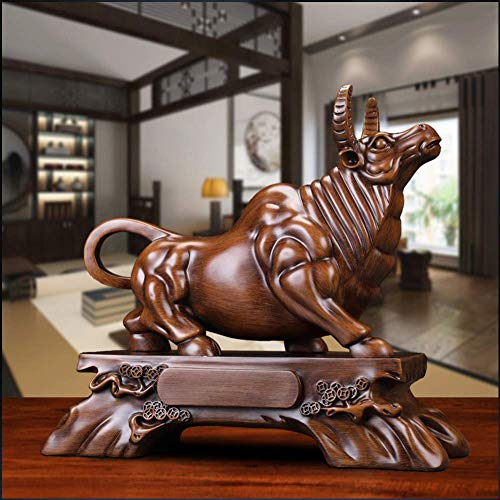 Statue de Taureau Feng Shui en Résine pour Décoration de Bureau - 5