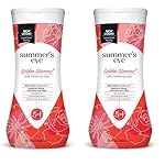 Summer's Eve Golden Glamour Daily Refreshing All Over Feminine Body Wash, Removes Odor, Feminine Wash pH Balanced, 15 fl oz (Pack of 2)
