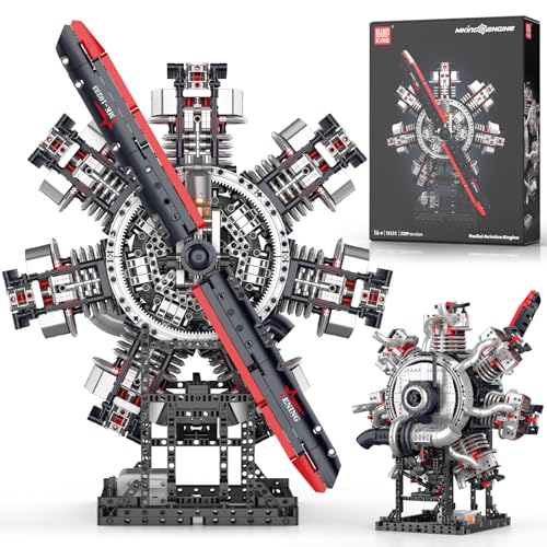 Mould King 10233 �q��@�G���W���g�ݗ��ăZ�b�g 3089�s�[�X �~���^���[�G���W�����f���L�b�g 14�Έȏ�̃e�B�[��/��l���� STEM�G���W�j�A�����O���f�� �f�B�X�v���C�R���N�V�����p