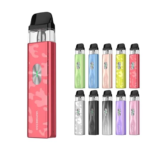 �x�p���b�\ XROS 4 Mini Pod System Kit 1000mAh 3ml �N���X4 �~�j �|�b�h �d�q�^�o�R Vape �x�C�v �X�^�[�^�[�L�b�g �j�R�`���t���[ (Camo Red)