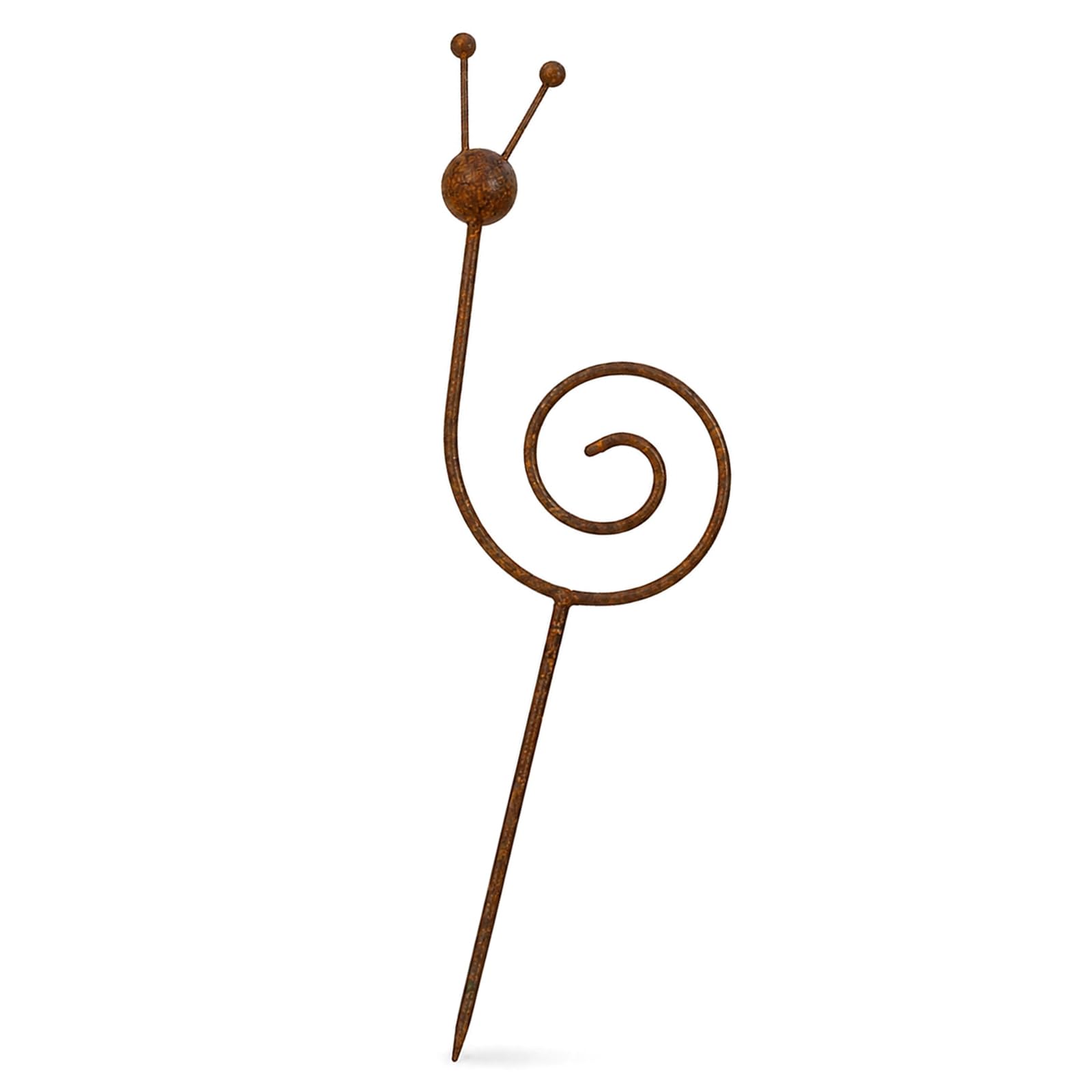 Msioytog Durability Rustproof Snail Shape Garden Stakes Elegant Metal Snail Ornament Art Sculpture for Artistic Yard Displays Outdoor Metal Sculpture
