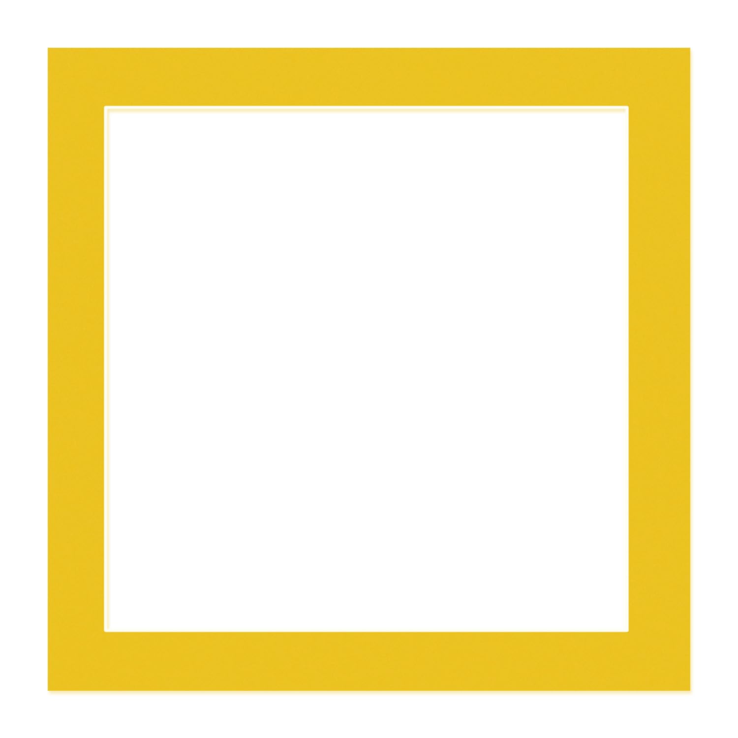 Alison Kingsgate 50x50cm Bright Yellow Picture Mount for 40x40cm Aperture — image 1