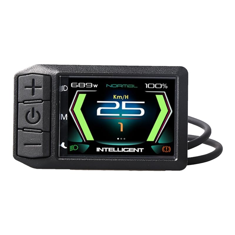 APT 600C Display Windmeile | APT Display 600C, 2.4', Für Bafang BBS01 BBS02 BBSHD Und Controller, Farbdisplay, LCD HMI APT TGT, E-Bike, Elektrisches Fahrrad, Pedelec Bordcomputer Fahrrad