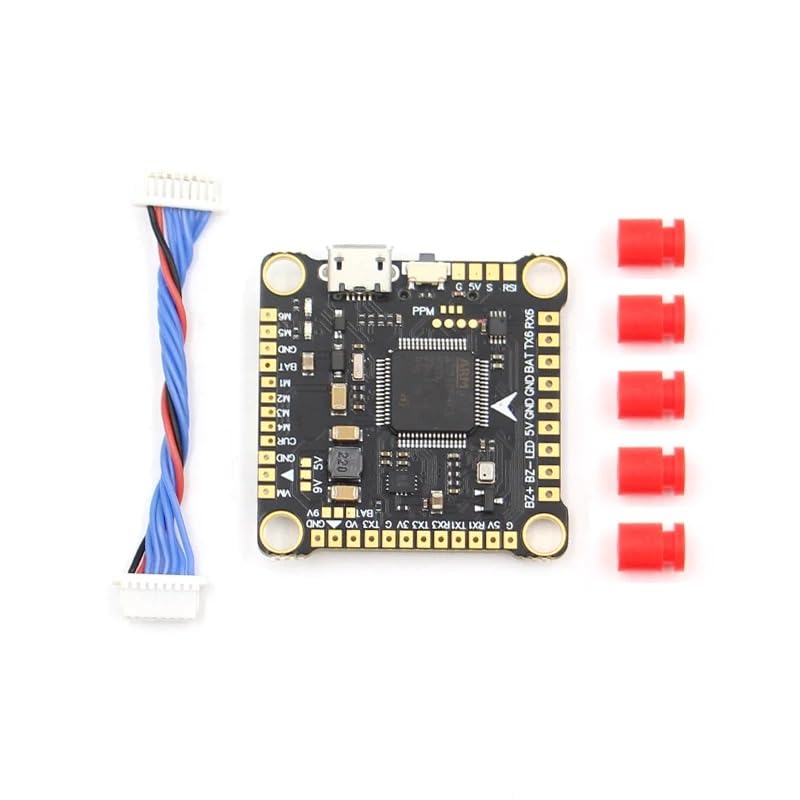 SPARKHOBBY F4 V3S Plus Flight Control and 4 in 1 45A ESC Satck OSD 2-6S 45A BLHeli_S ESC Suitable for FPV Traversing Machine Drones (F4-FC)